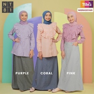 Gamis Nibras Anak Terbaru / Gamis Remaja Nibras Teen Nt 081 / Gamis