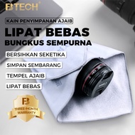 BTECH Magic Cloth Wrap Anti-Scratch for Cleaning Cameras, Lenses, Gadgets, Safe, Washable