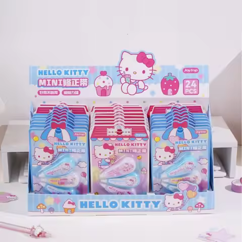 Genuine Kitty Correction Tape Sanrio Character 5mm White Out Roller Large 30m Small 3m for Student O