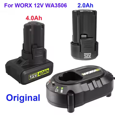 New Original 2.0Ah 4.0Ah for WORX Kress 12V WA3506 WU127 WU128 WU130 WU131X WU132 WU280 WX128 WX129
