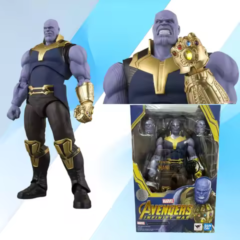 Original Bandai S.H.Figuarts Shf Thanos Avengers Infinity War in Stock Anime Action Collection Figur