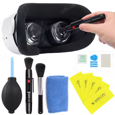 Universal VR Headset Cleaning Kit Anti-scratch Optical Lens Cleaning Pen Compatible with Meta Quest 
