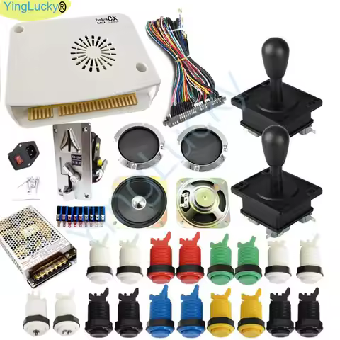 DIY Pandora saga CX 2800 in 1 arcade game cabinet machine with jamma board kit with Happ joystick bu
