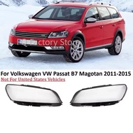 Car Headlight Cover Headlamp Shell Light Lampshade For Volkswagen Passat B7 Magotan B7L 2011-2015