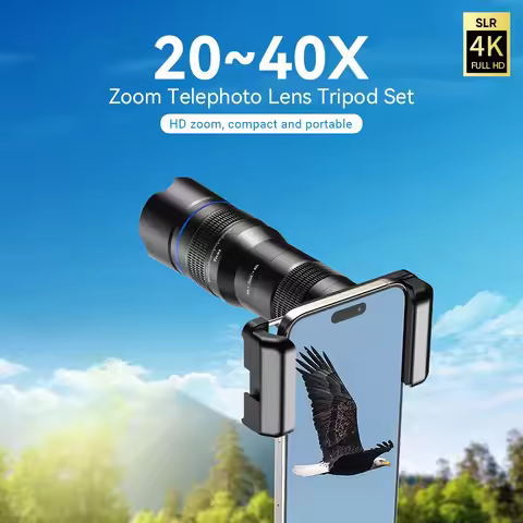 APEXEL New Upgraded Optional HD 20x-40x zoom telescope telephoto lens Camera Phone lens for Samsung 
