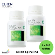 Great Elken Deal I 2 x Spirulina (500 Tablets) I Rich Concentration Of 46 Essential Natural Nutrients