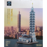 Taipei 101 microparticle building block 2542pcs LS9022