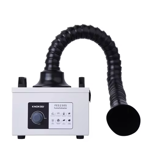 Mini Fume Extractor Welding Smoke Collector FES150S Desktop Fumes Purifier for Phone Repair and Sold