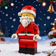 New Funny Santa Claus Man Building Blocks Compatible with 40820 Birthday Christmas Atmosphere Gifts 