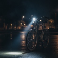 Retro Bike Headlight Vintage Cycle Front Light with Bracket Cycle Headlight  Rechargeable Bike Light