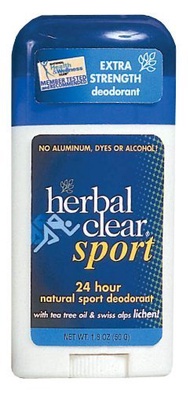 ▶$1 Shop Coupon◀  Herbal Clear Sport 24 Hour Natural Sport Deodorant with Tea Tree Oil and Swiss Alp