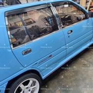 perodua kancil door pillar chrome cover /doow window pillar chrome / kancil door visor/ kancil door 