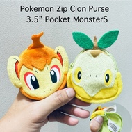 Selling A Pair Zipper Bag Pokemon Size 3.5 Very Cute Rare Zip Cion Purse by Pocket Monster 8/67