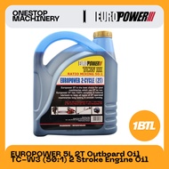 EUROPOWER 5L 2T Outboard Oil  TC-W3 (50:1) 2 Stroke Engine Oil