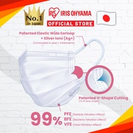 IRIS OHYAMA Kids Mask Disposable White Face Mask Earloop Anti Dust Bacterial Particle Virus 3 Ply (3