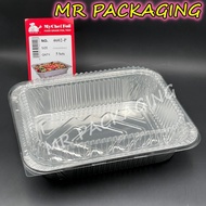 4602-P Aluminium Foil Tray & Clear Lid [ 5sets ± ] Rectangle Rectangular My Chef 4602 - P Buffet Hal
