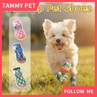 Pet Shoes Four Seasons Breathable Dog Mesh Stretch Shoes Teddy Bichon Outing Anti-slip Wear-resistan