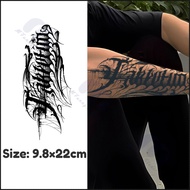 【MF Magic Tattoo】Temporary Tattoo Sticker Waterproof Long Lasting 15 Days Dark Font Tattoo