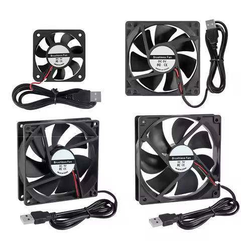 5V Brushless Cooling Fan USB Router Fan Computer Case TV Box Cooling Case 50mm 80mm 90mm 120mm PC DI