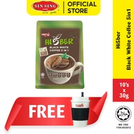 MEET U Hi5ber Black White Coffee 5 in 1 |Kopi Serat Hitam Putih Segera Pracampur 5 dalam 1 (10's x 3