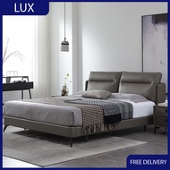 NUR LEES King Size Queen Size Leather Bed Frame