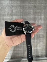 ❤️公價$69,400 三文治面 GMT兩地時間 透明玻璃錶底 自動機械錶 ✅證書 ✅盒 ✅買單 PANERAI 320