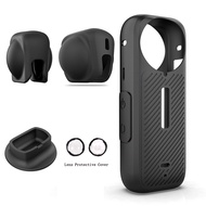 For Insta360 X5 X4 Lens Cover, Camera Silicone Case for Insta 360 X4 Lens Cover Camera Accessories