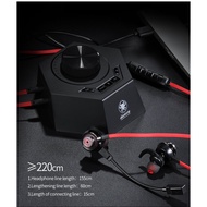 【Ready Stock】Plextone G50 Super Gaming Earphone Quake Vibration Game DSP Stereo 24bit 96KHz PC Headp