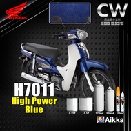 [ Biru Honda EX5 Dream High Power Blue ] H7011 Cover Set Kaler Biru Gelap Spray Cat 2K Aikka AK CW