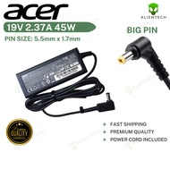Charger for Acer Laptop 19V 2.37A 5.5mm x 1.7mm ES1-431 ES1-432 E5-475 E5-475G E5-731 E5-731G