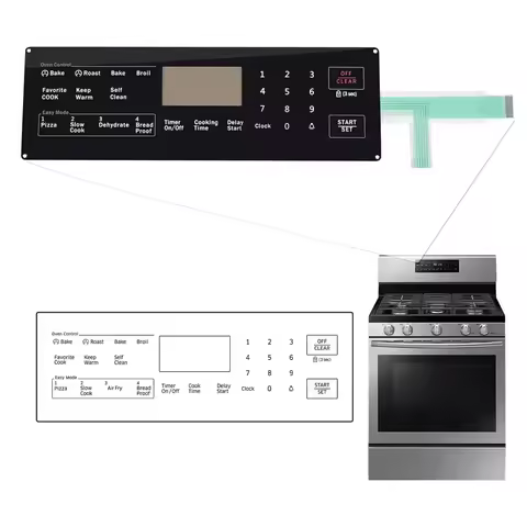 1Pc DG34-00027B Membrane Switch Touchpad Replacement Parts For Samsung NX58H5600SS NX58J5600SG Range