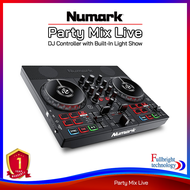 Numark Party Mix Live DJ Controller with Built-In Light Show and Speakers เครื่องเล่นดีเจคอนโทรลเลอร์ มาพร้อมกับอินเตอร์เฟซ และไฟ LED รับประกันศูนย์ไทย 1 ปี