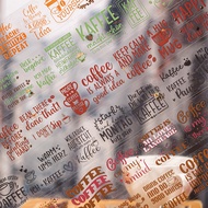 Coffee Quotes PET Tape Die-Cut English Coffee Atmosphere diy Handbook Daily Card Decoration Material