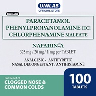 Nafarin-A Phenylpropanolamine HCl Chlorphenamine Maleate Paracetamol 100s