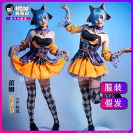 Xiuqinjia Rem Cosplay Costume | Re:Zero Halloween Outfit for Women