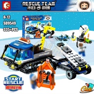 Building Blocks SEMBO BLOCK SD9549 335-Piece Snowman Toys