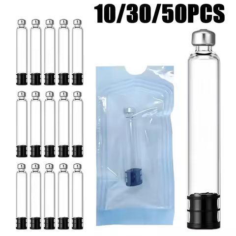 10-50 Pack 3ml Peptide Insulin Pen Cartridge, 3cc Cartridges Compatible with Reusable Injection V1 V