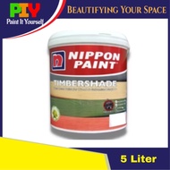 Nippon Paint Timbershade Cat Kayu Besi Fascia Board 5L - 5 Liter