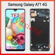 Original AMOLED OLED TFT Samsung Galaxy A71 4G LCD Display Touch Screen With Frame Replacement