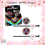 Beyblade X Transformers Collaboration Optimus Prime 4-60P vs Megatron 4-80B Multipack Set with 2 Top