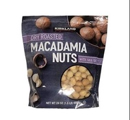 預購* Kirkland Dry Roasted Macadamia Nuts with Sea Salt 乾烤夏威夷果仁 – 海鹽味 680g