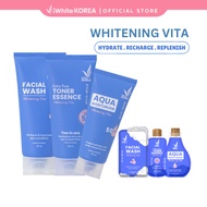 iWhite Korea Whitening Vita Facial Wash/Extra Pure Toner Essence/Aqua Moisturizer