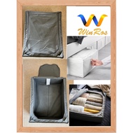White SKUBB storage dark grey/ 44x55x19 cm