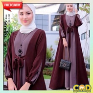 Adult Gamis ELEGAN Games Eid 2023 Latest Model Long Dress SimpleWanita Games2022 Muslimah Dress Wedd