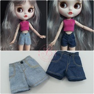 Blythe doll denim short