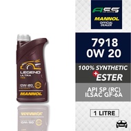 MANNOL LEGEND ULTRA 0W-20 1LITRE
