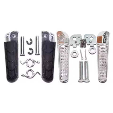 Motorcycle Front and Rear Footrests Foot Pegs for Honda CB400 Superfour VTEC 1-4 CB250 CB900 Hornet