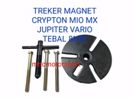 TREKER MAGNET CRYPTON MIO JUPITER VIXION VEGA MX VARIO TEBAL 8 MM MOTOR