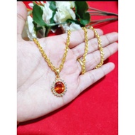 Crystal gold necklace, 24k gold necklace, crystal wrap