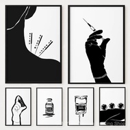 Mental Health Pharmacy Treat Poster Motivation Quote Fitness Canvas Painting Wall Art for Medical Of